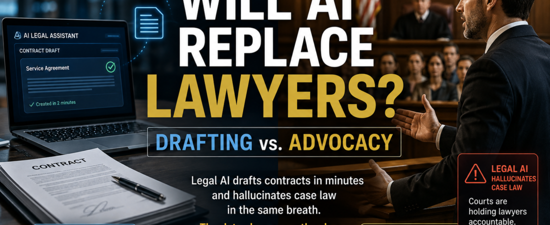 Will AI Replace Lawyers? Drafting vs. Advocacy