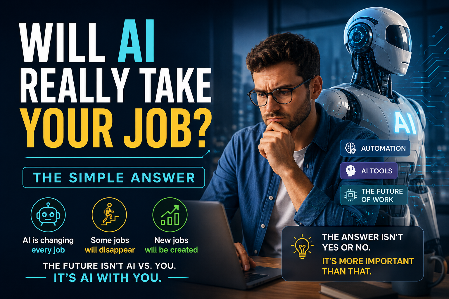 Will AI Really Take Your Job? The Simple Answer